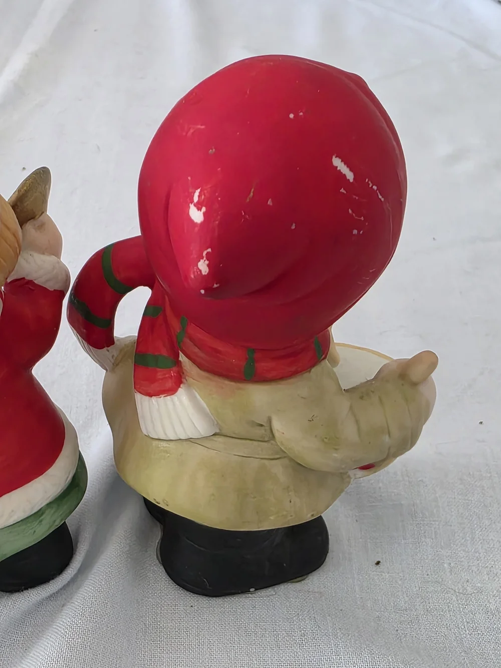 Vintage Home Interiors Christmas Music Boy and Girl Set
